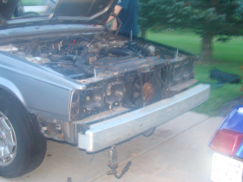 Srripping the front end. Would the aluminum bumper hold up?